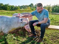 Ondernemer Sander Baijens combineert varkenspassie met technische hoogstandjes
