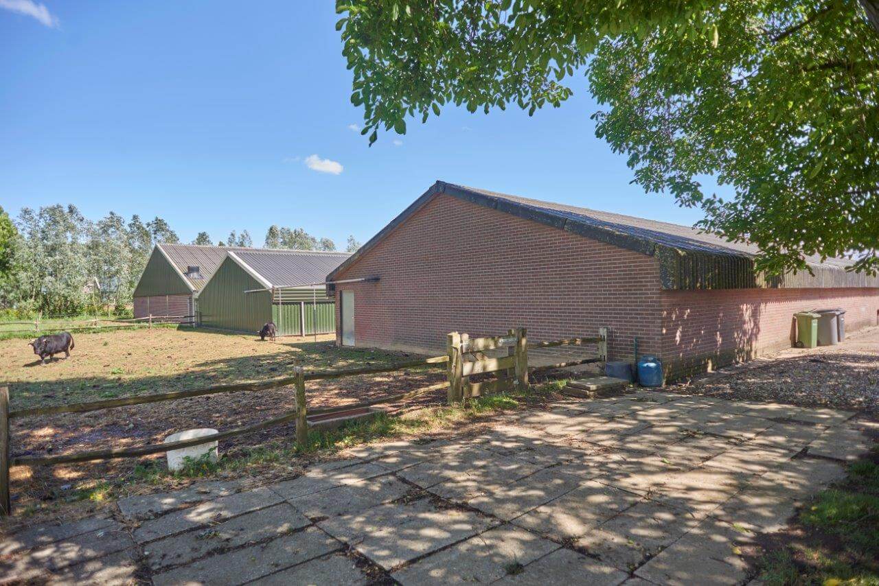 In 1999 kocht Gerrits deze locatie met een huis en ruimte voor zo'n 800 vleesvarkens. In 2005 verdubbelde hij dat aantal en dat gebeurde ook nog een keer in 2014. 