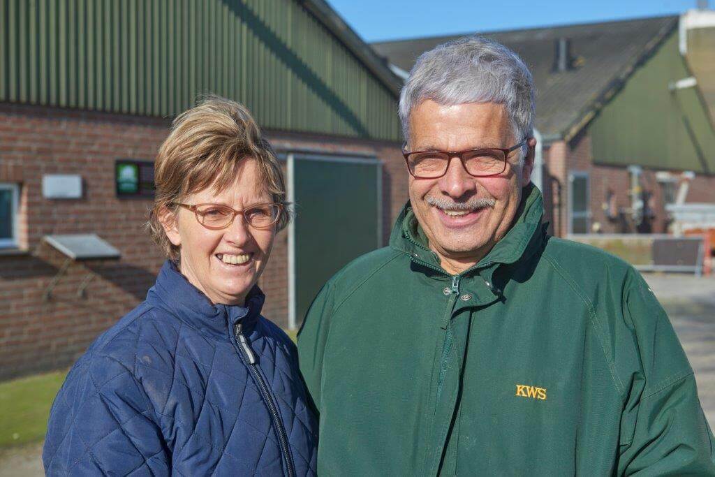 Antoon en Wilma Schouten-Rijken zijn heel tevreden over de prestaties van de Tybor eindbeer. 