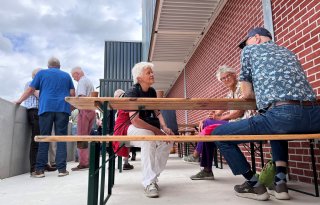 Drijber 4 bezoekers in drijfgang 