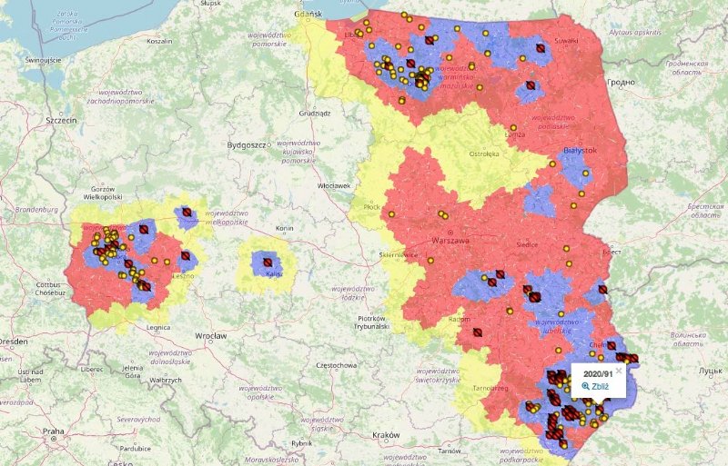 AVP-uitbraken op 22 september in Polen