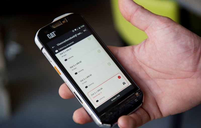 Hoestbewaking is eenvoudig te volgen met een mobieltje.