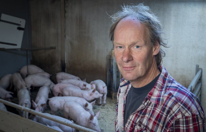 Vincent Holmaat, vleesvarkenshouder in Luttenberg (OV)